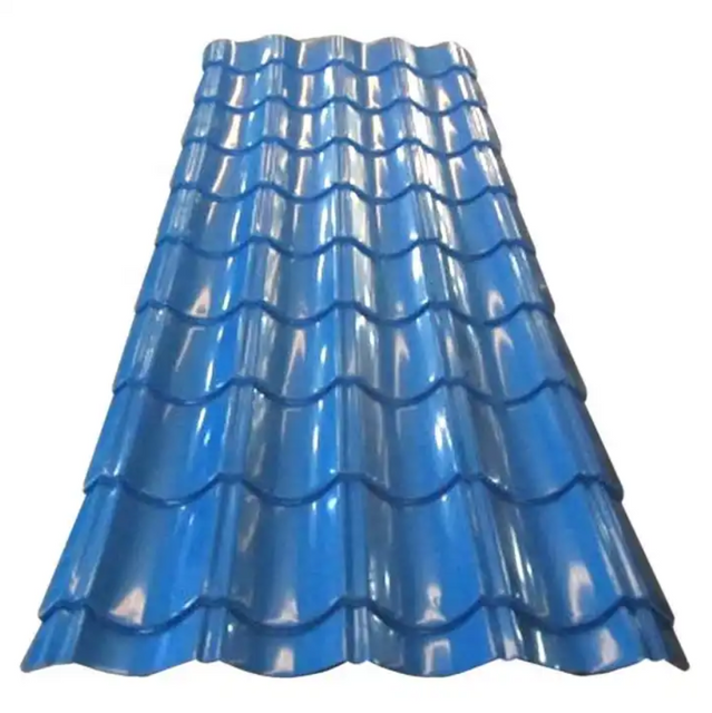 预涂彩涂锌铝 GI IBR 铁波纹钢屋面板